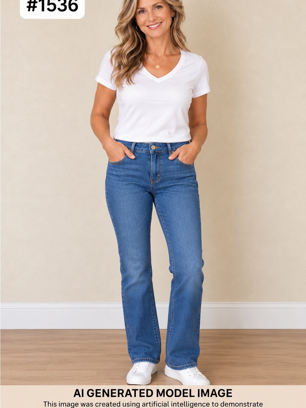 Democracy Blue Flare Jeans - Classic Mid Rise Size 6